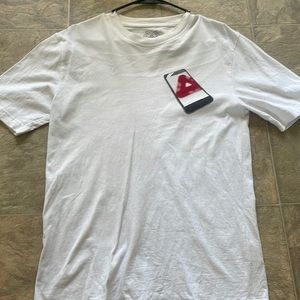 Palace White t-shirt with red on it